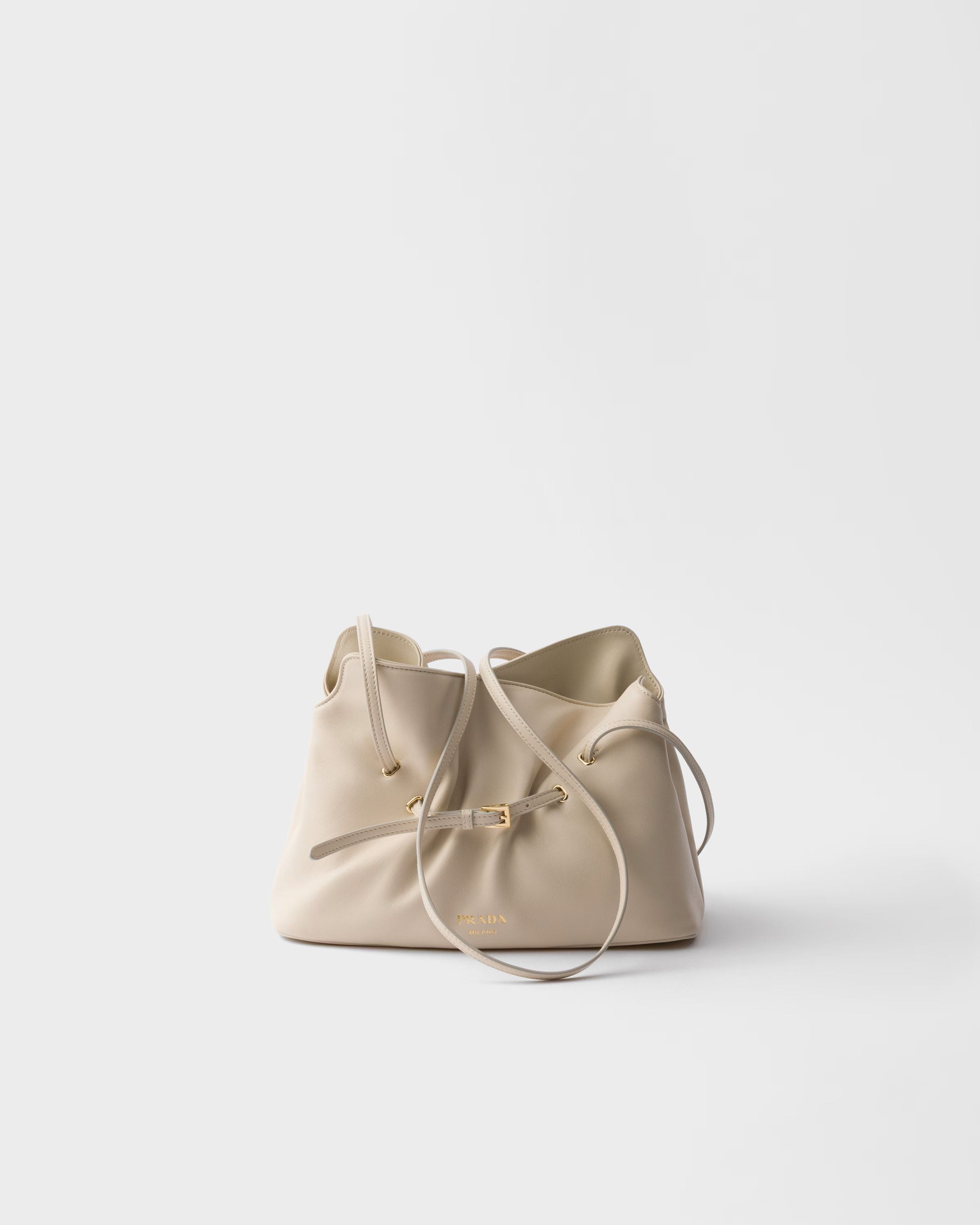 Prada Dada small nappa leather bag - Ivory, SGD 3950 (approx. P179,740.44), PRADA, prada.com
